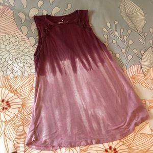 Tie dye sleeves top